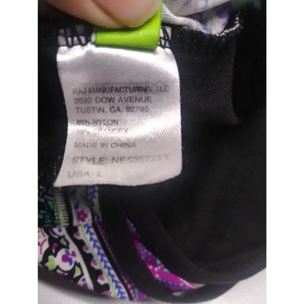 N By Next Racer Back Swim Dress Beach Vacation Tie Back Size L